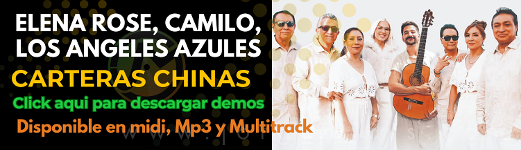 Elena Rose, Camilo, Los Angeles Azules - Carteras chinas