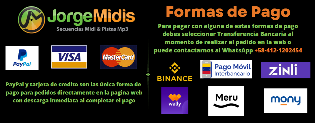 FORMAS DE PAGO
