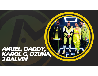 Anuel AA - Daddy Yankee - Karol G - Ozuna - J Balvin / China
