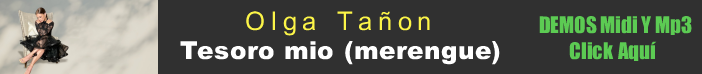 OLGA TAÑON TESORO MIO VERSION MERENGUE mp3 karaoke multitrack